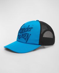 Alexander McQueen - Warped Logo Trucker Hat - Lyst