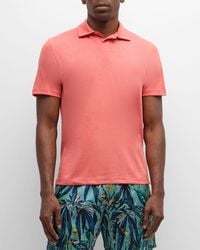 Swims - Lino Open-Collar Short-Sleeve Polo Shirt - Lyst