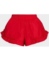 Simone Rocha - Frill Pull-On Track Shorts - Lyst