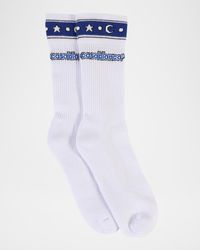 CASABLANCA - Logo-Printed Crew Socks - Lyst