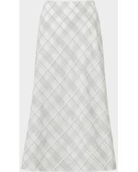 Rag & Bone - Wren Plaid Silk-Blend Skirt - Lyst