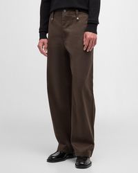 Burberry - Wide-Leg Chino Pants - Lyst