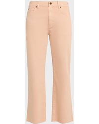 Kobi Halperin - Mika Flare-Leg Raw Hem Crop Pants - Lyst