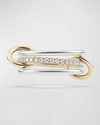 Spinelli Kilcollin - Sonny Two-Tone Ring With Diamonds - Lyst