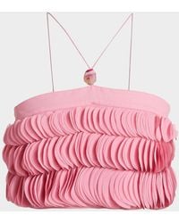 AMUR - Capri Geode Textured Appliqué Top - Lyst