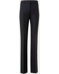 Akris - Marilyn Wool Stretch Flannel Bootcut-Leg Ankle Pants - Lyst