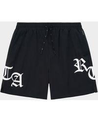 RTA - Apos;S Chaparral Mark Logo Swim Trunks - Lyst