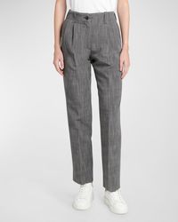 Golden Goose - Journey Tapered High-rise Wool-blend Pants - Lyst