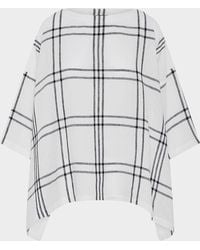 Eskandar - Dps Scoop-Neck 3/4-Sleeve Top (Mid Plus Length) - Lyst