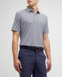 Peter Millar - Hales Performance Stripe Jersey Polo Shirt - Lyst