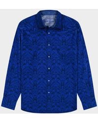 Robert Graham - Highland Stretch Cotton Jacquard Sport Shirt - Lyst