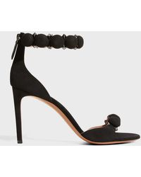 Alaïa - Bombe Stud Suede Ankle-wrap High-heel Sandals - Lyst