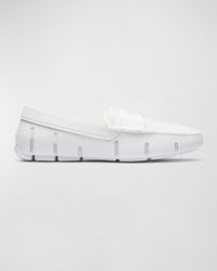 Swims - Mesh-rubber Penny Loafers - Lyst