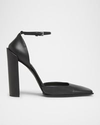 Alaïa - Leather D & Apos;Orsay Square-Toe Pumps - Lyst