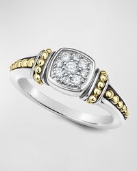 Lagos - Rittenhouse Two-tone Pave Diamond Ring - Lyst