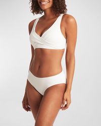 Sea Level - Cross-front Multifit Bikini Top - Lyst