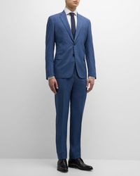 Giorgio Armani - Micro-Pattern Wool Suit - Lyst