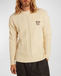 Golden Goose - Journey Mixed-knit Wool Sweater - Lyst
