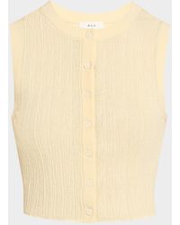 A.L.C. - Lottie Button-Front Top - Lyst