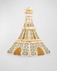 Judith Leiber - Eiffel Tower Crystal Clutch Bag - Lyst