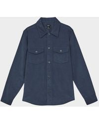 Reiss - Kai Cotton Corduroy Twin-Pocket Overshirt - Lyst