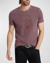 John Varvatos - Knot Skull Crew T-Shirt - Lyst