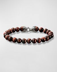 David Yurman - Spiritual Beads Bracelet With Gemstones In Silver, 8mm - Lyst