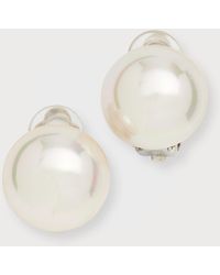 Majorica - Mabe Pearl Clip Earrings - Lyst