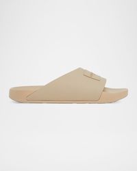 Givenchy - Apos;S Label Asymmetric Slide Sandals - Lyst