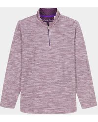 Robert Graham - Heathered Knit Quarter-Zip Sweater - Lyst
