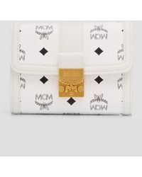 MCM - Tracy Small Visetos Trifold Wallet - Lyst