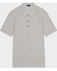 Rails - Apos;S Nathan Textured Cotton-Cashmere Polo Shirt - Lyst