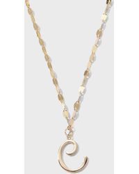 Lana Jewelry - Micro Cursive Initial Necklace - Lyst