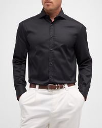 Brunello Cucinelli - Cotton Twill Sport Shirt - Lyst