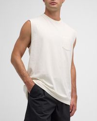 John Elliott - Rodeo Sleeveless Cotton T-Shirt - Lyst