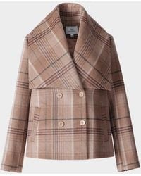 SOIA & KYO - Tala-P Plaid Wool-Blend Coat - Lyst