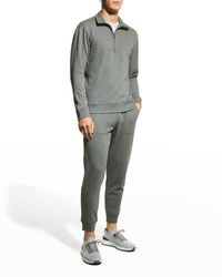 UGG Zeke Fleece Quarter-zip Sweater - Gray