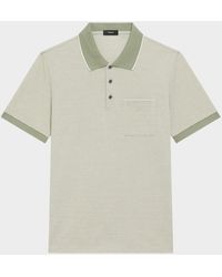 Theory - Birdseye Pique Pocket Polo Shirt - Lyst