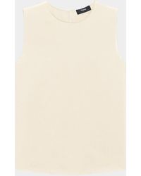Theory - Silk Straight Shell Top - Lyst