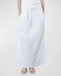 Enza Costa - Poplin Resort Skirt - Lyst