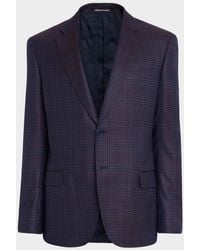 Emporio Armani - Prince Of Wales Wool G Line Sport Coat - Lyst
