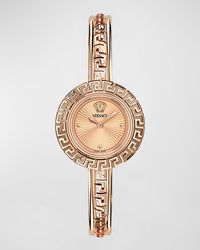 Versace - La Greca Ip Rose Bangle Bracelet Watch, 28Mm - Lyst