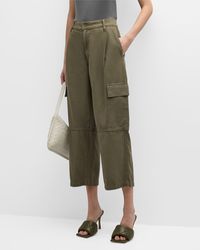 Agolde - Jericho Cropped Cargo Pants - Lyst