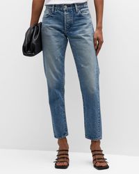 Moussy - Arden Straight Tapered Jeans - Lyst