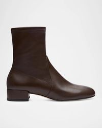 Stuart Weitzman - 25Mm Bacari Stretch Leather Ankle Boots - Lyst