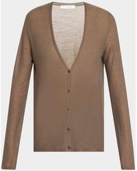 The Row - Kasem V-Neck Fine Cashmere Cardigan - Lyst