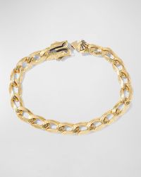 Konstantino - 18k Yellow Gold Filigree Curb Chain Bracelet - Lyst