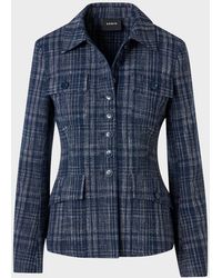 Akris - Delia Buttoned Tweed Jacket - Lyst