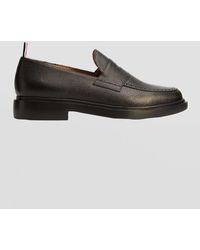 Thom Browne - Rubber Sole Leather Penny Loafers - Lyst