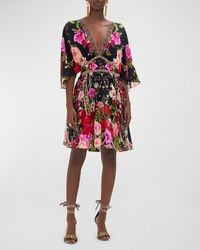 Camilla - Reservation For Love A-line Ruffle Sleeve Dress - Lyst